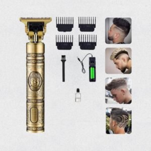 JOYHILL Beard Trimmer For Men, Professional Hair Clipper, Adjustable Blade Clipper and Shaver, Hair Trimmer For Men, Professional Rechargeable Cordless Electric Hair Clippers With 4 Guide Combs For Men by – Golden